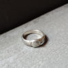 טבעת חותם עגול גולמית