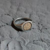 טבעת חותם עם מטבע זהב 14K