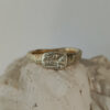 טבעת חול עתיקה זהב 14K