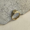 טבעת חול חותם זהב 14K
