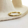 טבעת לונה משובצת יהלומים זהב 14K
