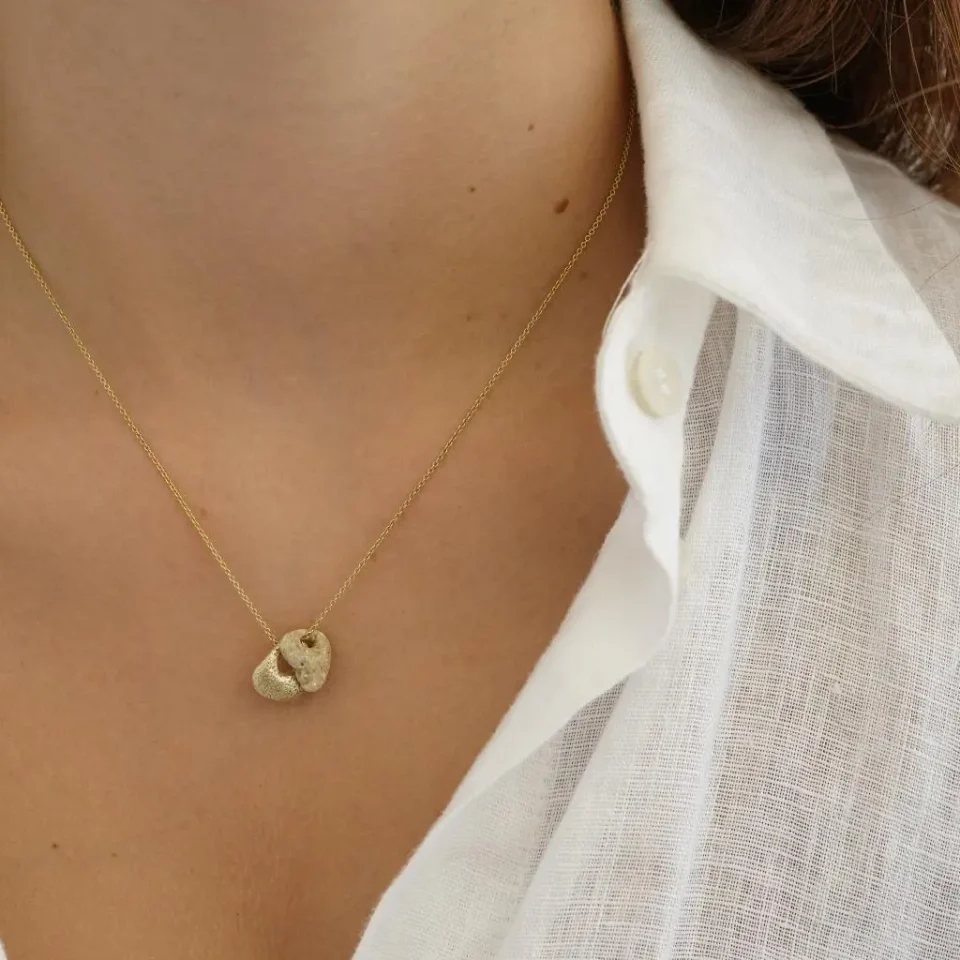 שרשרת זהב אבן ים